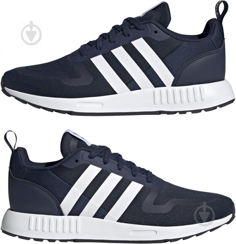 Кроссовки мужские демисезонные Adidas SMOOTH RUNNER FX5117 р.44 синие - фото 5