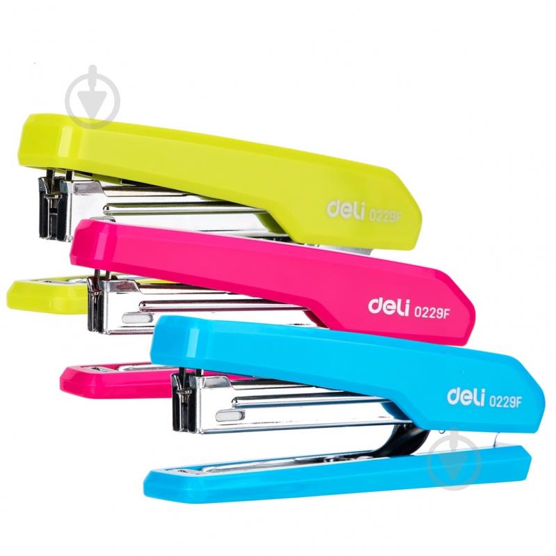 Степлер №10 15 лист. с дестеплером E0229F Deli - фото 1