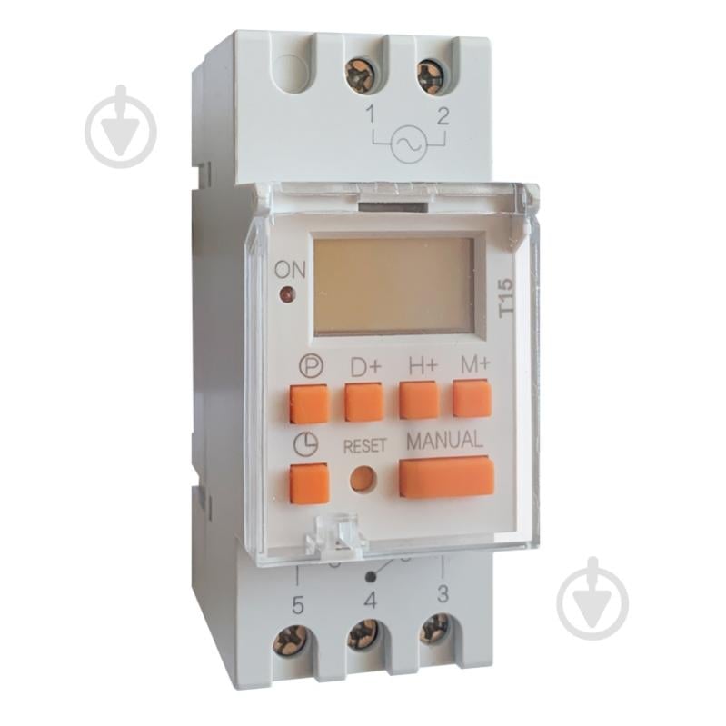 Таймер электронный ElectrO Т15 с аккумулятором 16А 230В THC15E - фото 1