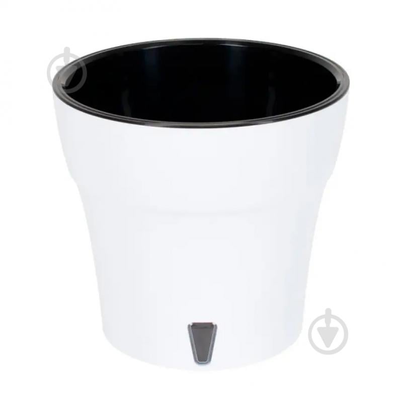 Вазон пластик Dali круглый бело-черный 3,5 л Santino (2022493) - фото 1 Вазон пластик Dali круглый бело-черный 3,5 л Santino (2022493) - фото 1