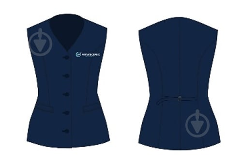 Жилет Мультисервіс XXL синій - фото 1 Жилет Мультисервіс XXL синій - фото 1