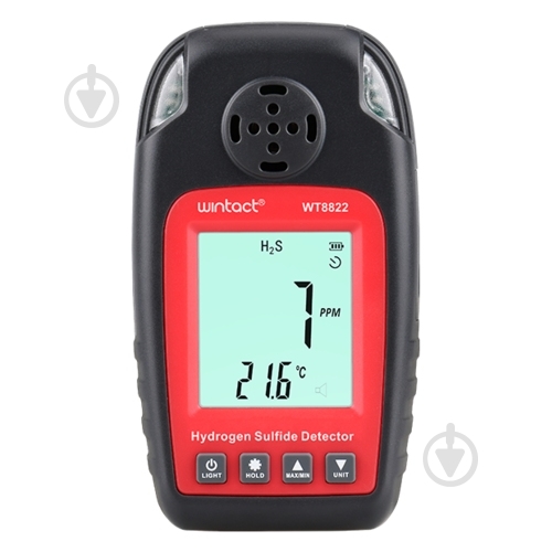 Монитор сероводорода WINTACT H2S (0-100 μmol/mol) WT8822 - фото 1