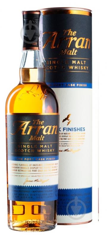 Віскі Arran односолодовий "Arran Port Cask" тубус 0,7 л - фото 1