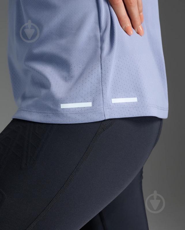 Майка 2XU Light Speed Tech Singlet WR7153a_DGL/WRF р.L фиолетовый - фото 5