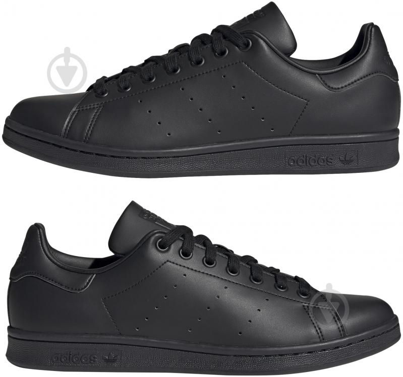 Кроссовки мужские демисезонные Adidas STAN SMITH FX5499 р.45 1/3 черные - фото 5