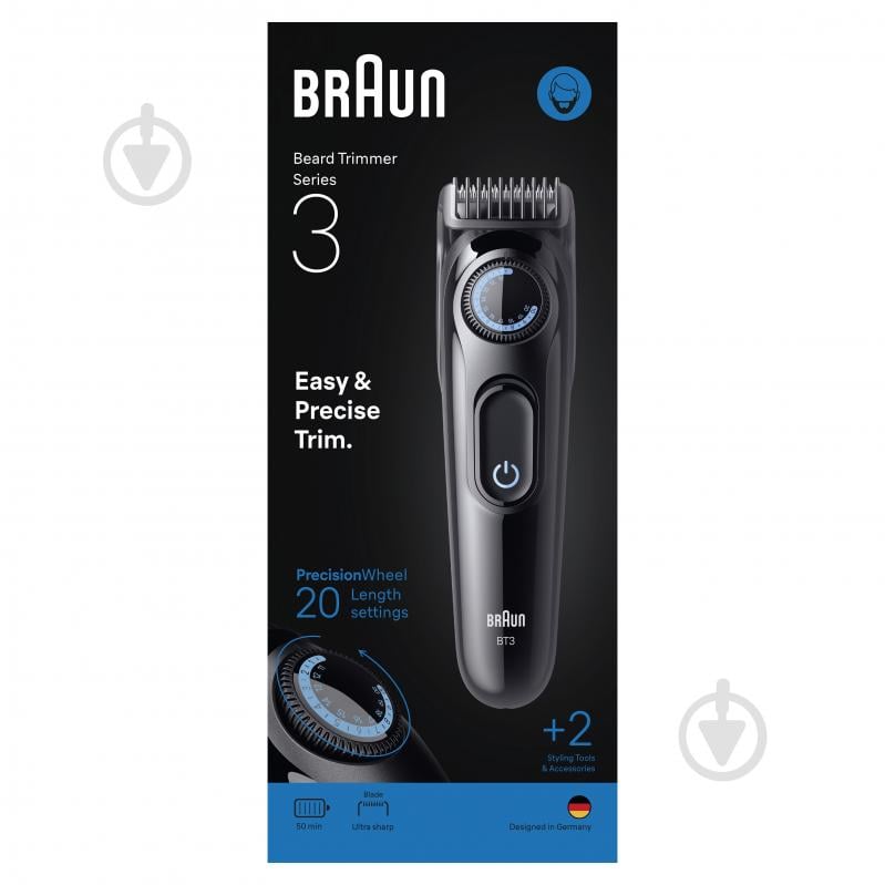 Триммер для бороды Braun Series 3 BT3500 - фото 8 Триммер для бороды Braun Series 3 BT3500 - фото 8