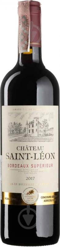 Вино Chateau Saint-Leon Chateau Saint-Leon красное сухое 0,75 л - фото 1