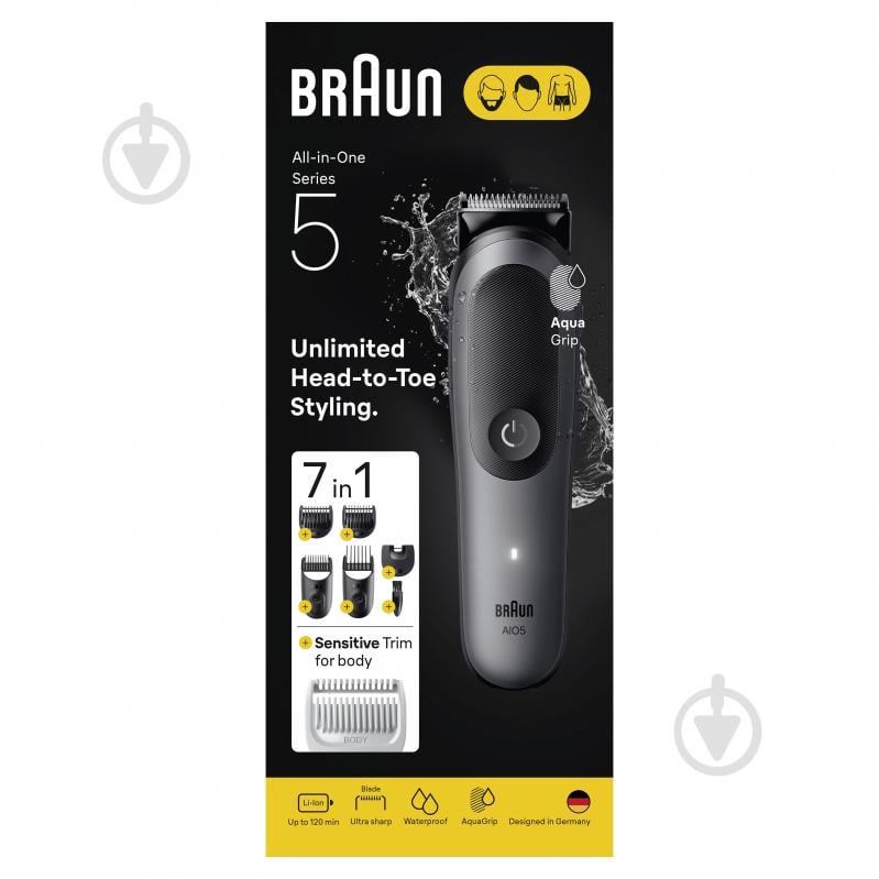 Триммер универсальный Braun All-in-One Series 5 AIO5520 - фото 7