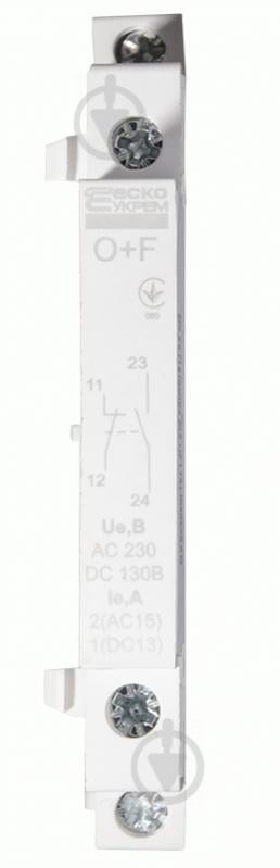 Дополнительный контакт АСКОУКРЕМ к MK-N O+F 1NO+1NC A0040030041 - фото 1