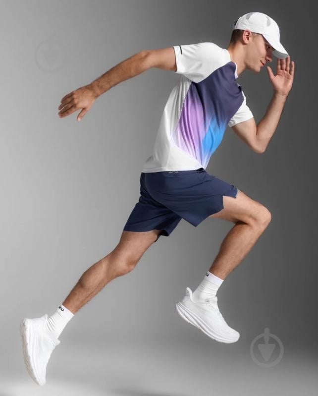 Футболка 2XU Aero Tee MR6557a_APN/BRF р.L синий - фото 7