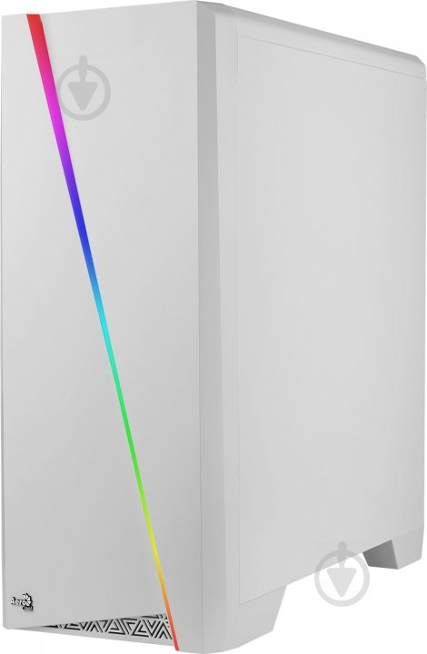 Корпус AeroCool Mid Tower RGB acrylic side panel Cylon White - фото 5