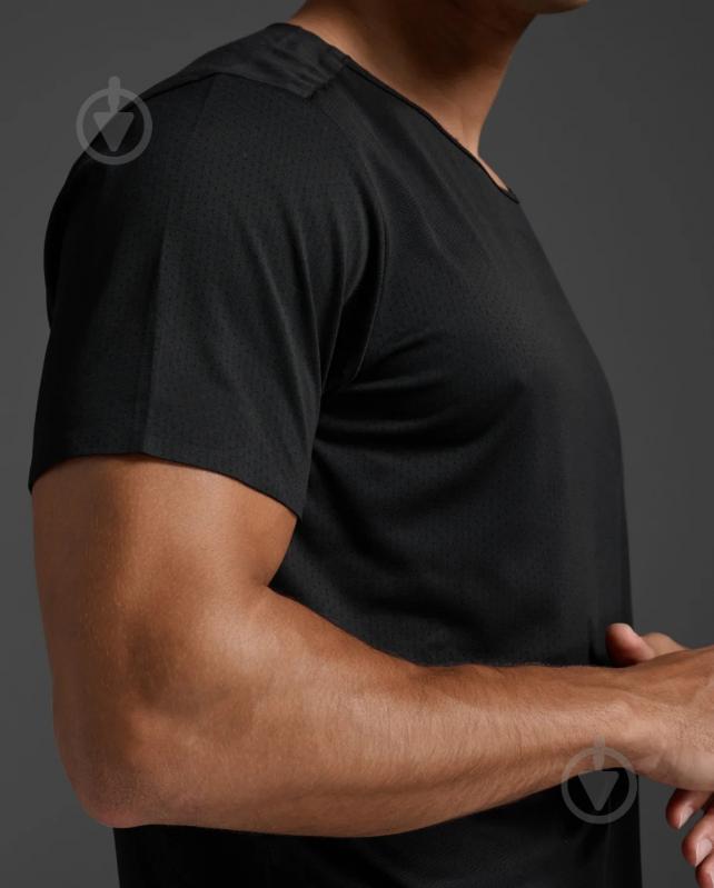 Футболка 2XU Light Speed Tech Tee MR7150a_BLK/BRF р.L чорний - фото 4