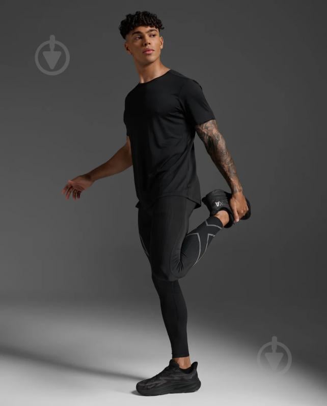 Футболка 2XU Light Speed Tech Tee MR7150a_BLK/BRF р.L чорний - фото 6