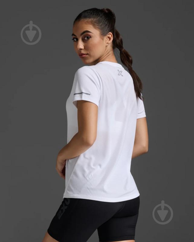 Футболка 2XU Aero Tee WR6565a_WHT/SRF р.XS білий - фото 3