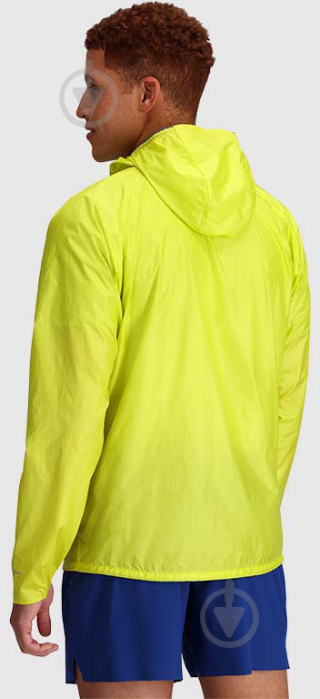 Ветровка мужская Outdoor Research HELIUM WIND HOODIE 279990-1584 р.XL желтая - фото 3