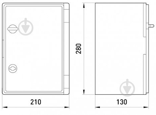 Щиток пластиковый E.NEXT e.plbox.210.280.130.blank CP5001 - фото 2