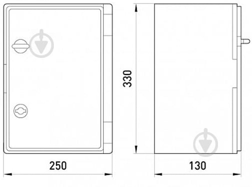 Щиток пластиковий E.NEXT e.plbox.250.330.130.blank CP5002 - фото 2