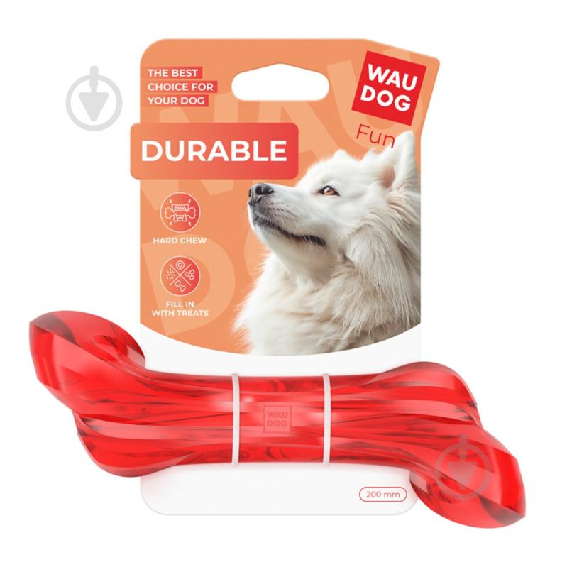 Іграшка для собак Waudog Fun Кістка червона 200 мм - фото 2 Іграшка для собак Waudog Fun Кістка червона 200 мм - фото 2