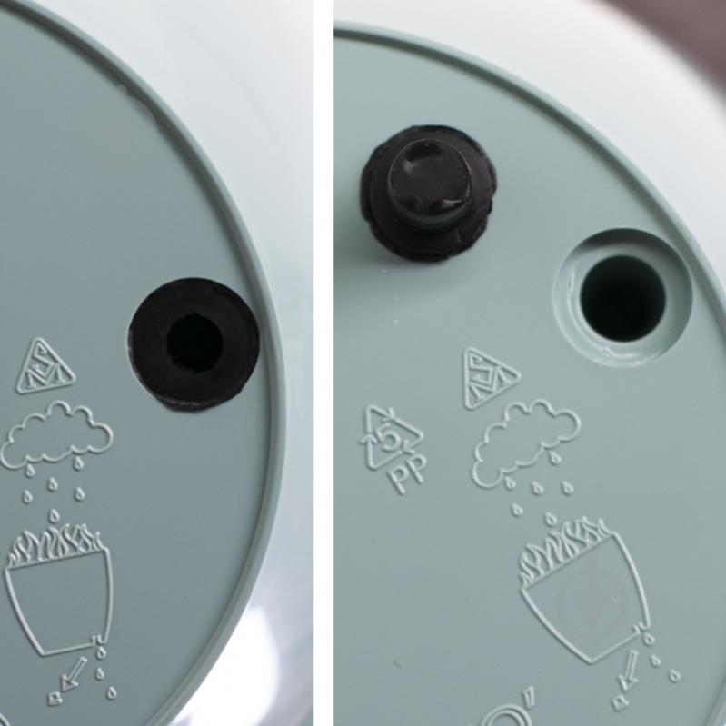 Вазон пластик Deco Twin круглий прозорий 2,5 л Santino (2008992) - фото 5 Вазон пластик Deco Twin круглий прозорий 2,5 л Santino (2008992) - фото 5