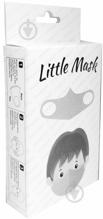 Маска MAXGROUP защитная многоразовая Little Mask MG-100-01 в ассортименте 1 шт./уп. - фото 1