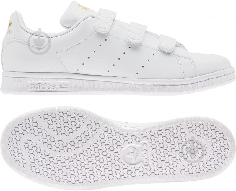 Кросівки чоловічі демісезонні Adidas STAN SMITH CF FX5508 р.43 1/3 білі - фото 6