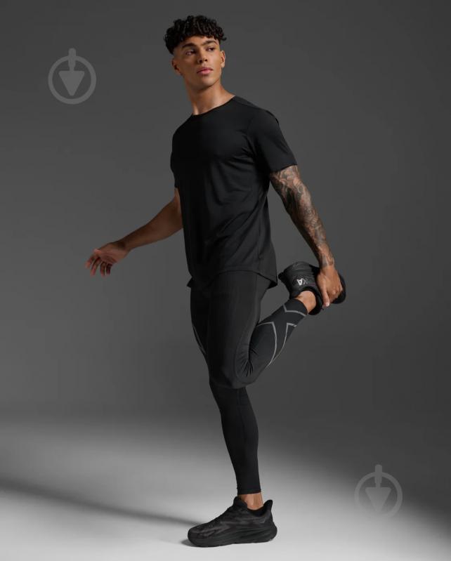 Футболка 2XU Light Speed Tech Tee MR7150a_BLK/BRF р.S чорний - фото 6
