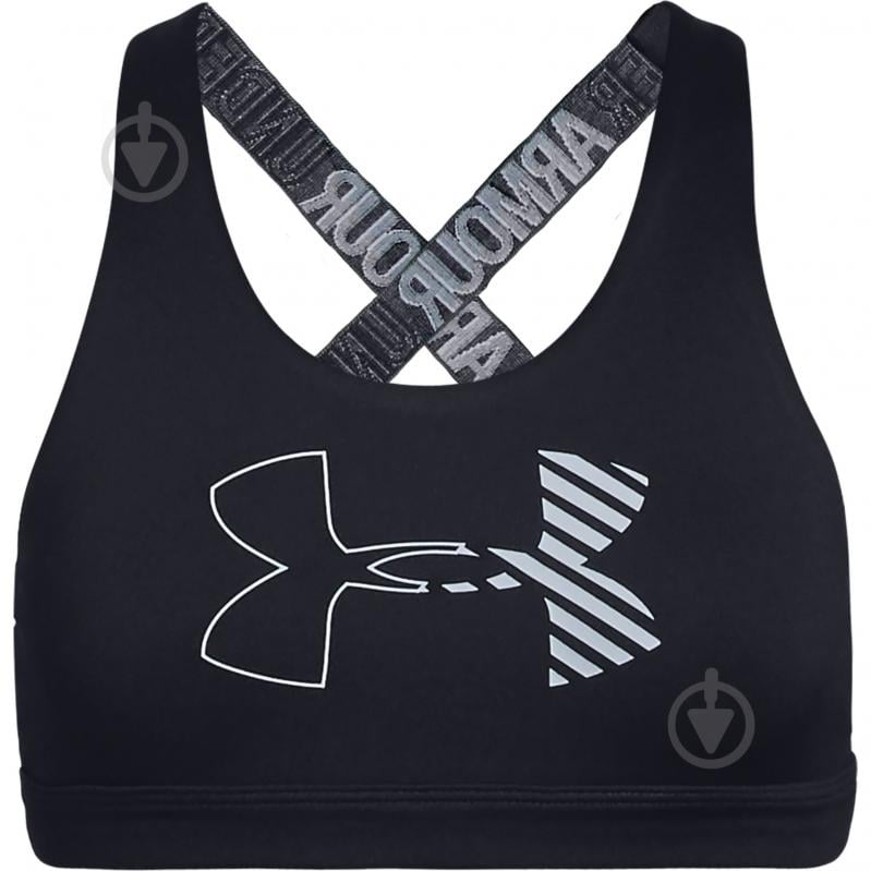 Бра Under Armour Armour HeatGear Graphic Bra 1341828-001 чорний - фото 1