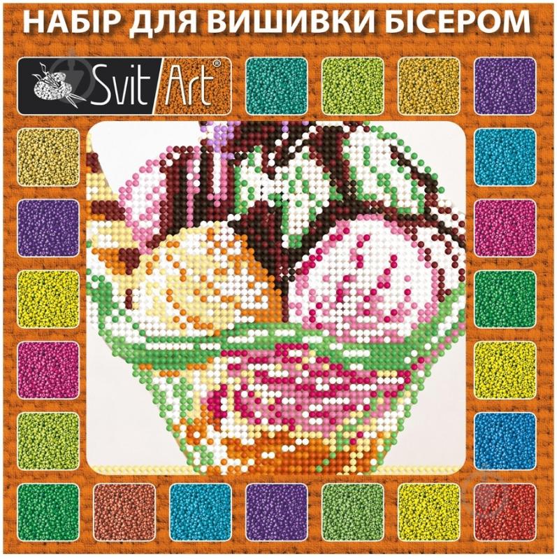 Набор для вышивания бисером F-032a 170х170 SvitArt - фото 1 Набор для вышивания бисером F-032a 170х170 SvitArt - фото 1