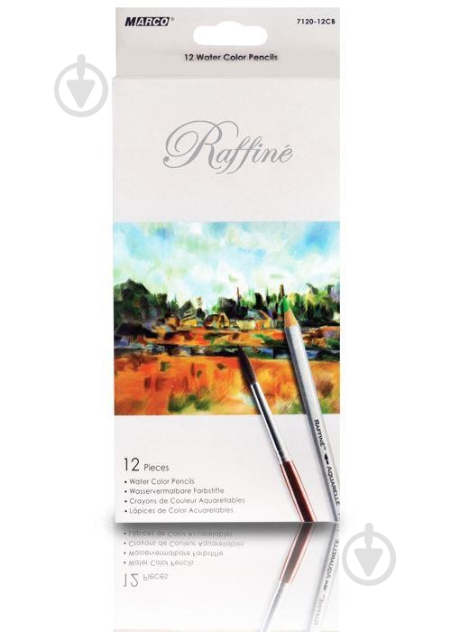 Олівці кольорові Raffine 12 кольорів 7120-12CB Marco - фото 1