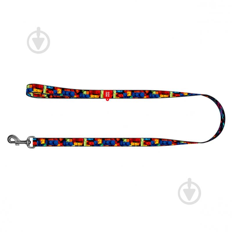 Поводок Waudog Nylon рисунок "Блоки" М Ш20 мм Д200 см - фото 2 Поводок Waudog Nylon рисунок "Блоки" М Ш20 мм Д200 см - фото 2