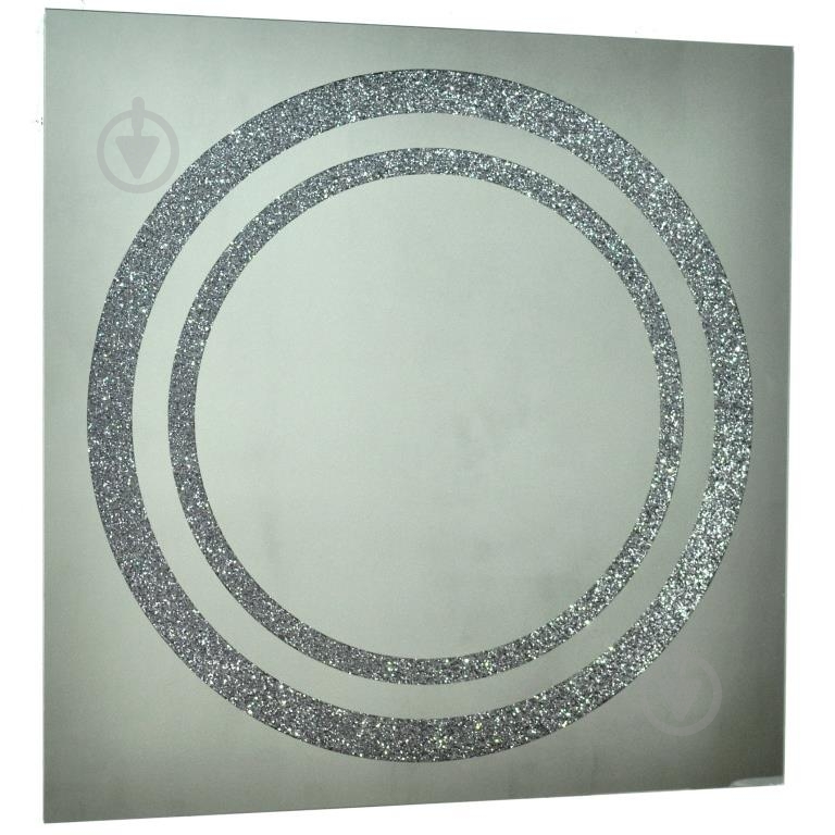 Зеркало SEAPS Zerrofixx Glitter Circle Silver Series 5 90x90 см №3505 - фото 1 Зеркало SEAPS Zerrofixx Glitter Circle Silver Series 5 90x90 см №3505 - фото 1