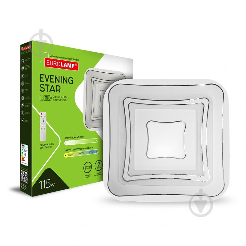 Світильник стельовий Eurolamp Evening Star 115 Вт білий LED-ALS-115W-T36 - фото 1