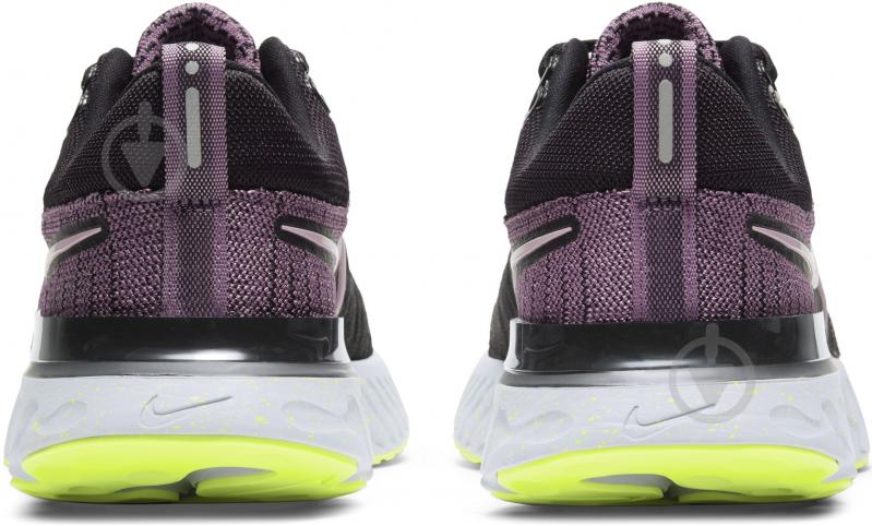 Кросівки жіночі літні Nike ReactINFINITY Run Flyknit 2 CT2423-500 р.37,5 чорно-фіолетові - фото 3 Кросівки жіночі літні Nike ReactINFINITY Run Flyknit 2 CT2423-500 р.37,5 чорно-фіолетові - фото 3