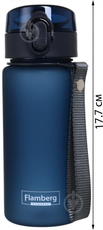 Бутылка для воды Flamberg Raven 450 мл синий - фото 10