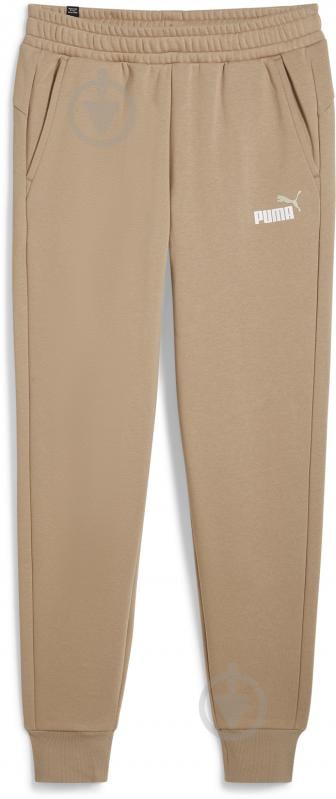 Брюки Puma ESS+ 2 COL LOGO PANTS 58676766 р. 2XL бежевый - фото 1