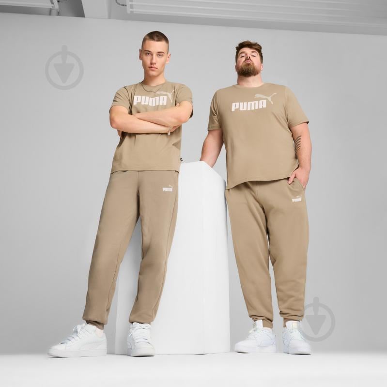 Брюки Puma ESS+ 2 COL LOGO PANTS 58676766 р. 2XL бежевый - фото 3