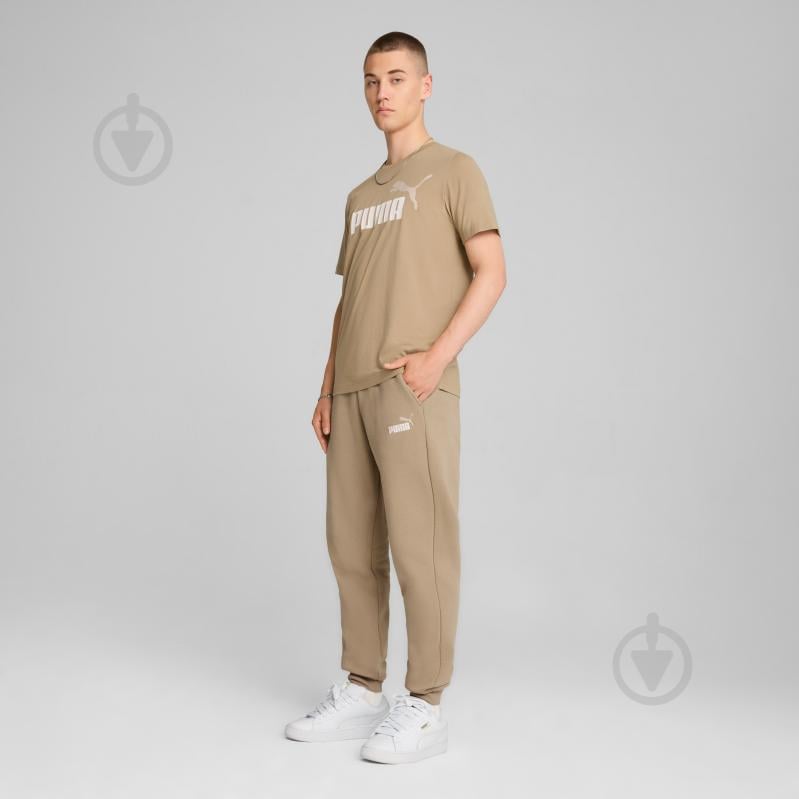 Брюки Puma ESS+ 2 COL LOGO PANTS 58676766 р. 2XL бежевый - фото 8