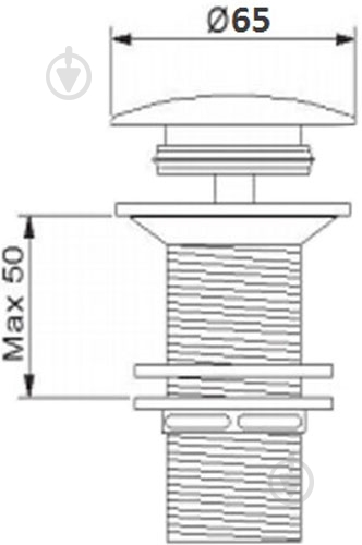 Донный клапан NEWARC 740773CB - фото 3