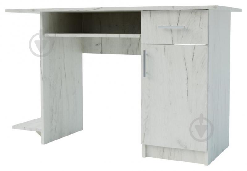 Стол компьютерный R 120x75x50 см дуб крафт белый - фото 1