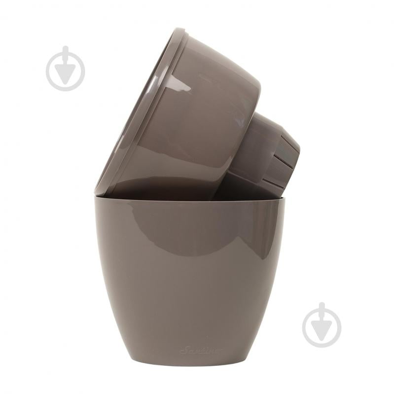 Вазон пластик Deco Twin круглий шаде 9 л Santino (2010353) - фото 3 Вазон пластик Deco Twin круглий шаде 9 л Santino (2010353) - фото 3