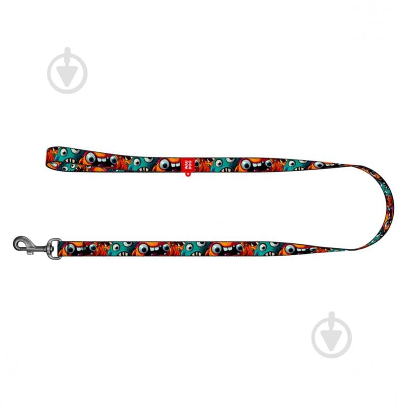 Поводок Waudog Nylon рисунок "Зубастые монстры" S Ш15 мм Д300 см - фото 2 Поводок Waudog Nylon рисунок "Зубастые монстры" S Ш15 мм Д300 см - фото 2