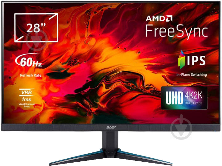 Монитор Acer Nitro VG280K 28" (UM.PV0EE.001) - фото 1