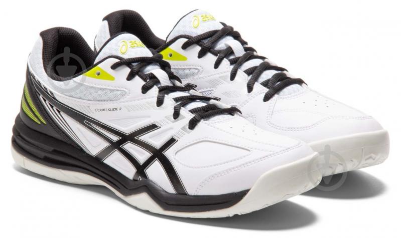 Кроссовки мужские Asics COURT SLIDE 2 1041A194-100 р.42,5 белые - фото 2