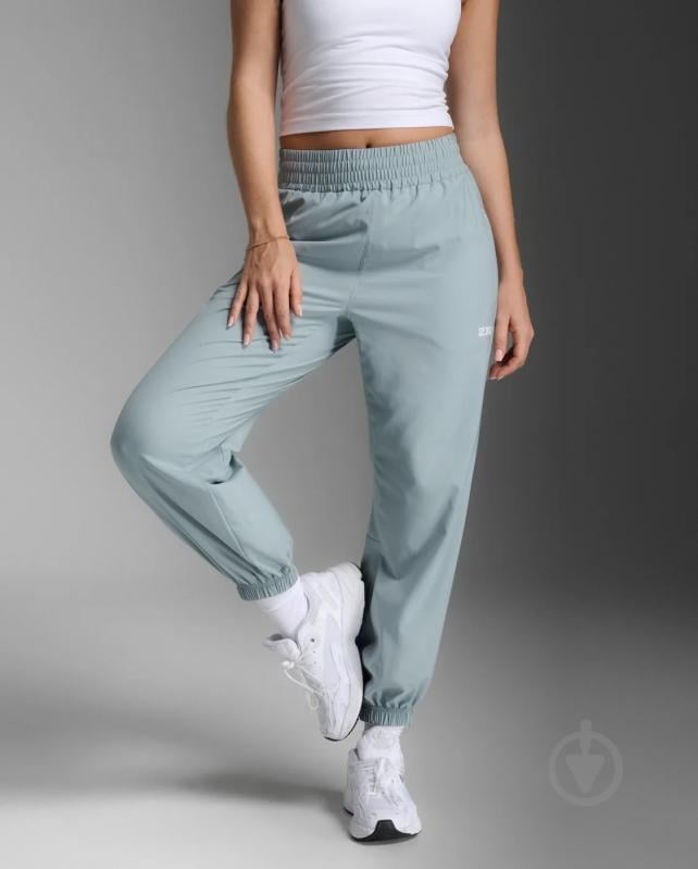 Штани 2XU Aero Hi-Rise Woven Jogger WR7206b_SMB/WRF р. L блакитний - фото 1