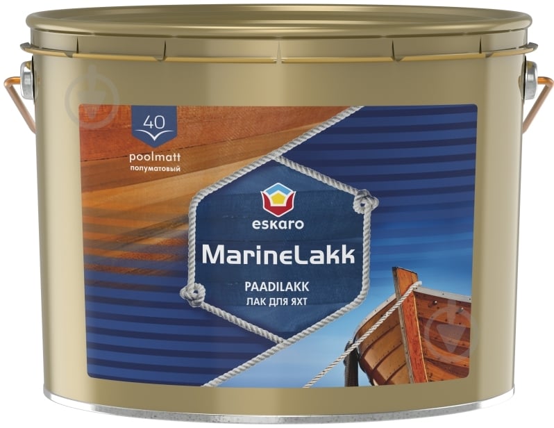 Лак для човнів Marine Lakk 10 TIX Eskaro мат 2,4 л - фото 1 Лак для човнів Marine Lakk 10 TIX Eskaro мат 2,4 л - фото 1