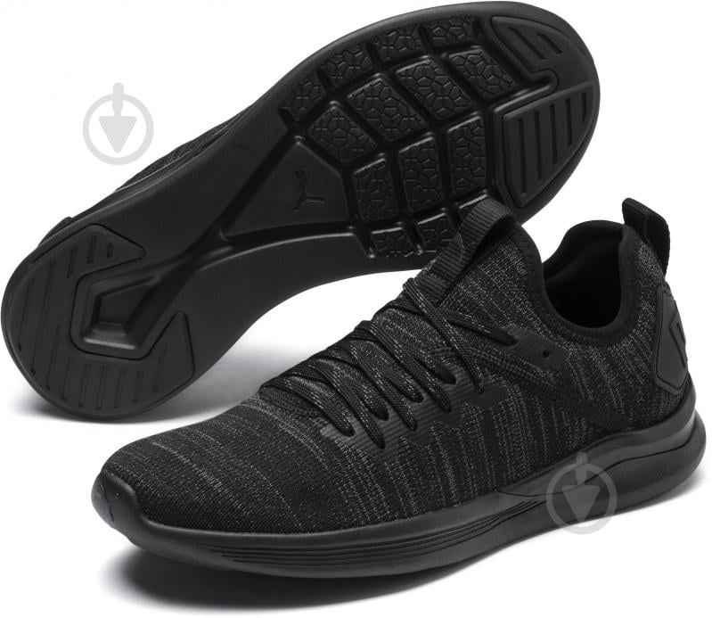 Кроссовки женские весенние Puma IGNITE Flash evoKNIT 19051105 р.36 черные - фото 2