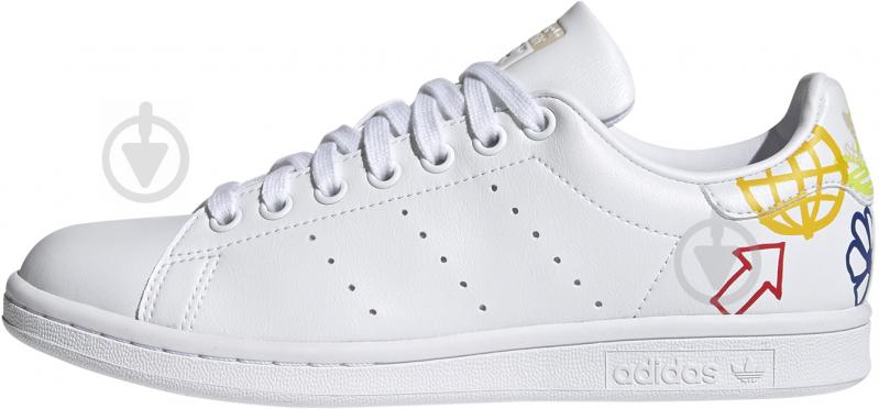 Кросівки жіночі демісезонні Adidas STAN SMITH W FX5679 р.36 чорно-білі - фото 3