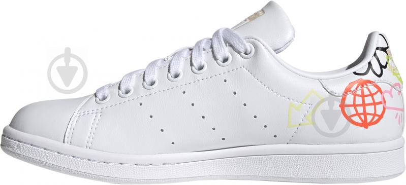 Кроссовки женские демисезонные Adidas STAN SMITH W FX5679 р.36 черно-белые - фото 8