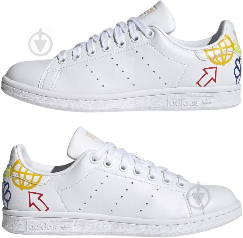 Кросівки жіночі демісезонні Adidas STAN SMITH W FX5679 р.36 2/3 чорно-білі - фото 5