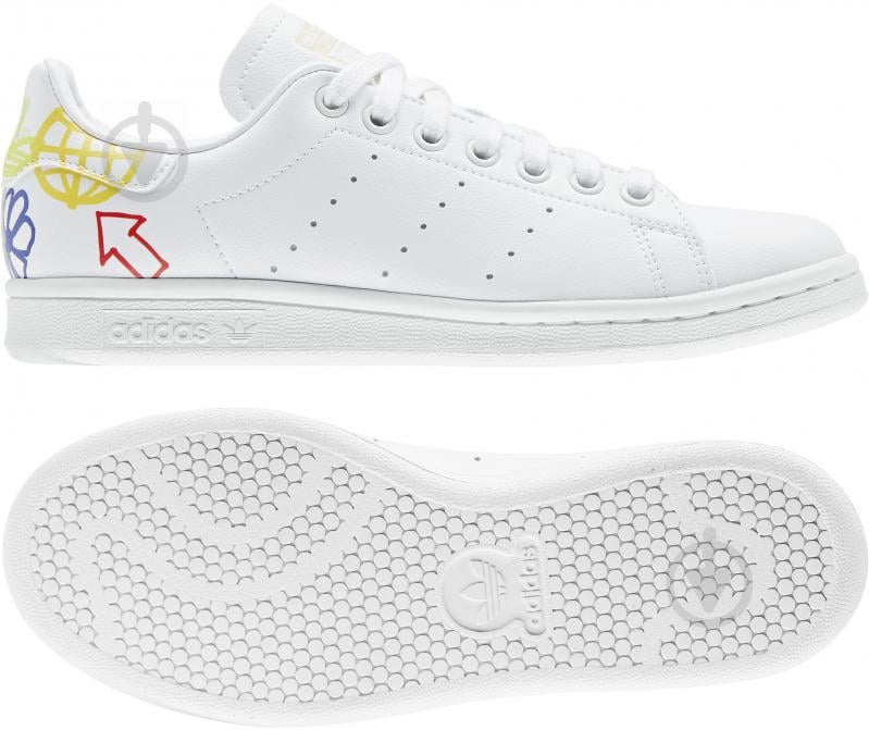 Кросівки жіночі демісезонні Adidas STAN SMITH W FX5679 р.36 2/3 чорно-білі - фото 6